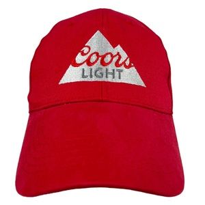 Coors Light | Red Coors Light‎ Dad Hat Cap Snapback | Adjustable